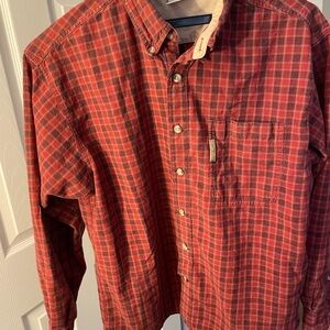 Red Plaid Men's Shirt